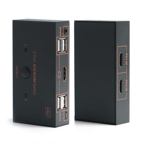 DARK DK-AC-KVMHD01 2-HDMI 4-USB KVM SWITCH 4K/30 Hz