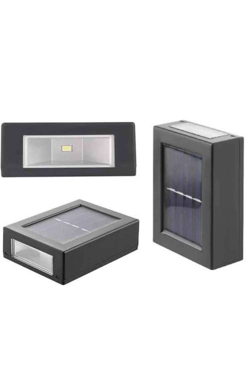 Dekoratif Duvar Lambası Solar Güneş Enerjili Bahçe Aydınlatması