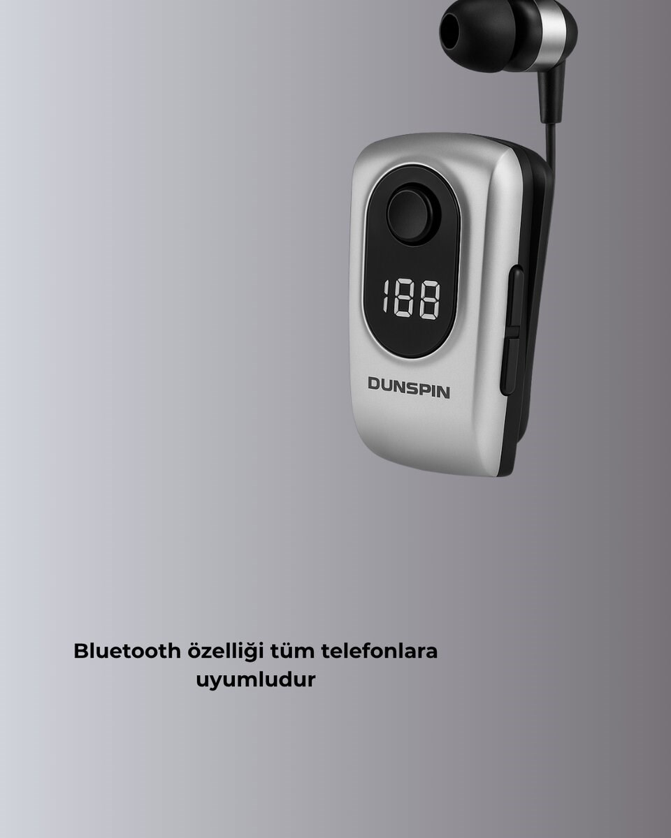 Dijital Ekranlı Bluetooth Kulaklık – Titreşimli Bildirim, 25 Saat Kullanım Yeni Nesil