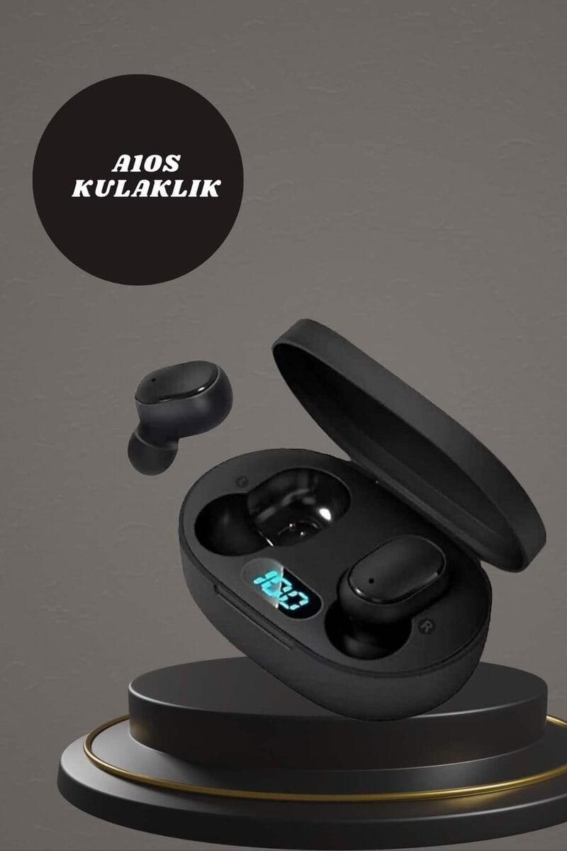 Dijital Göstergeli Kulaklık ve 7 Kordonlu Akıllı Saat Android ve İOS Uyumlu Uyku Takibi Sesli Görüşme