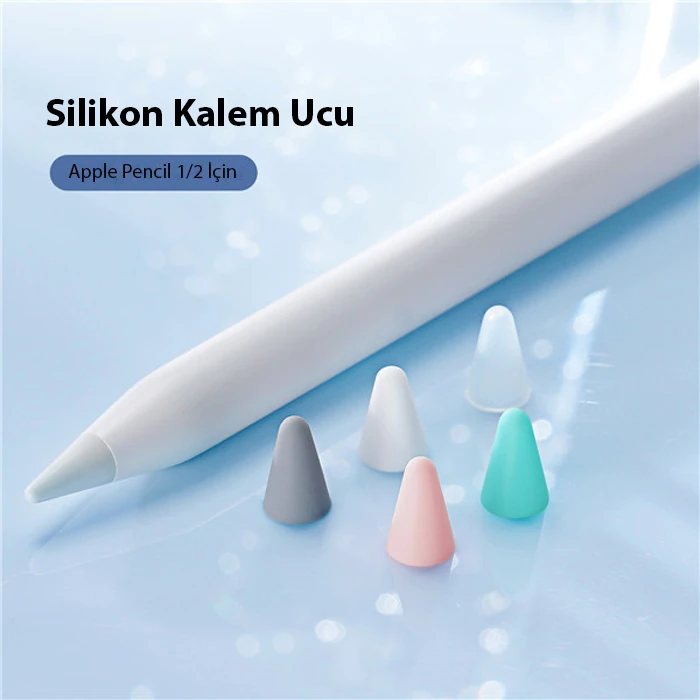 Dux Ducis Apple Pencil İçin Renkli Kalem Ucu 10x-(1903)