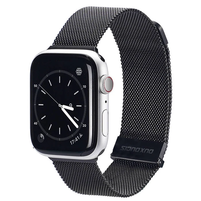 Dux Ducis Apple Watch 38/40/41MM için Milanese Premium Milano Loop Kayış Kordon-(1903)