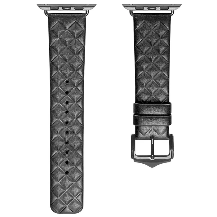 Dux Ducis Apple Watch 42/44/45MM için Enland Serisi Premium Deri Kayış Kordon-(1903)