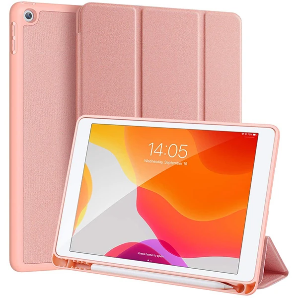 Dux Ducis iPad 7-8-9 10.2 (201920202021) Kılıf Kalem Yerli Soft Tpu Mıknatıslı Domo Kılıf-(1903)