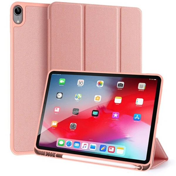 DUX DUCİS iPad Air 4 10.9 Kılıf Kalem Yerli Soft Tpu Mıknatıslı Kılıf (Domo)-(1903)