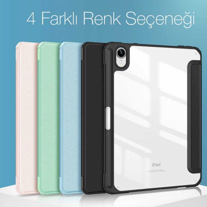 DUX DUCIS iPad Mini 6 (2021) ve Mini 7 (2024) Kılıf Kalem Yerli Toby Series Kılıf-(1903)