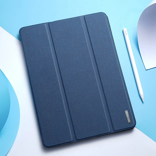 DUX DUCİS iPad Pro 12.9 (2021-2020-2018 )Kılıf Kalem Yerli Soft Tpu Mıknatıslı Domo Series Kılıf-(1903)