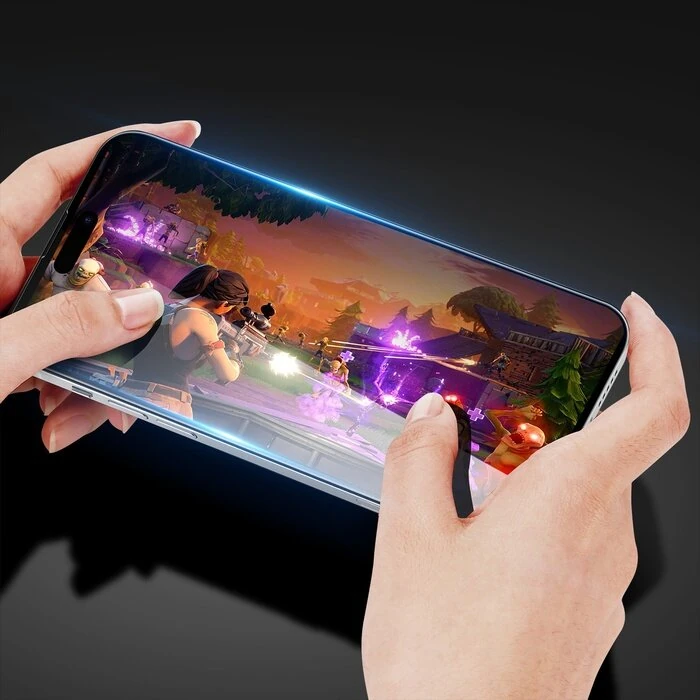 Dux Ducis iPhone 15 Pro Full Kaplama Tempered Cam Ekran Koruyucu-(1903)