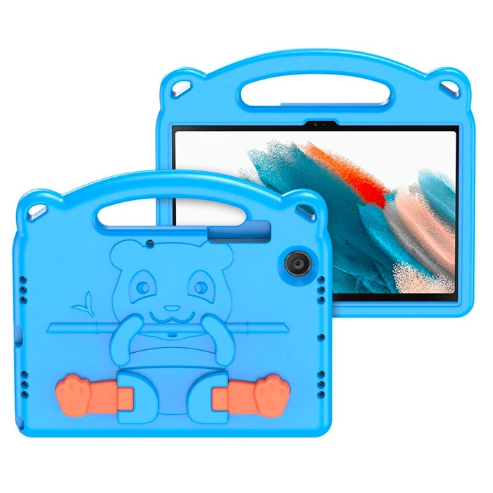 Dux Ducis Panda SM Tab A8 2021 10.5 (X200/X205) Kılıf Çocuk Shockproof Standlı Taşınabilir-(1903)