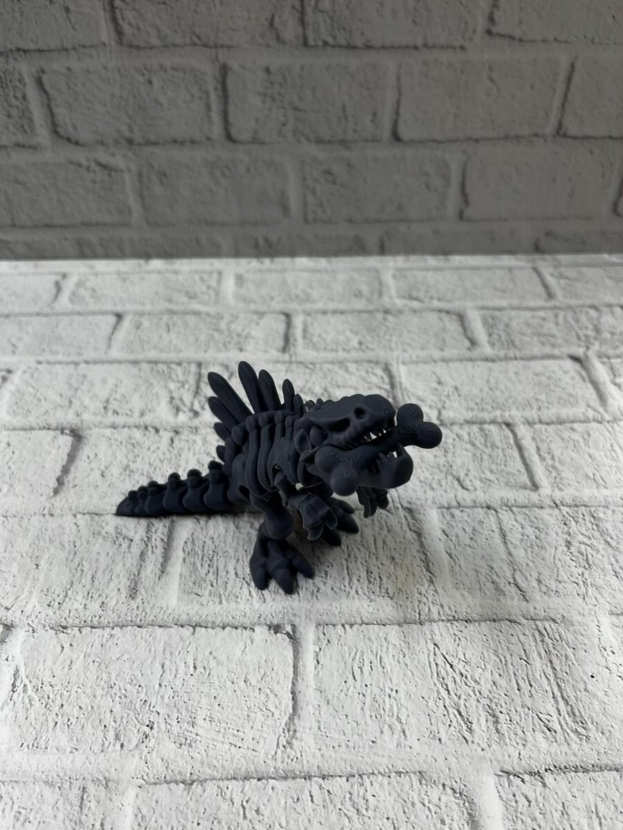 Eklemli Hareketli Dinazor Figürü Siyah – Dekoratif Masa Üstü Oyuncak