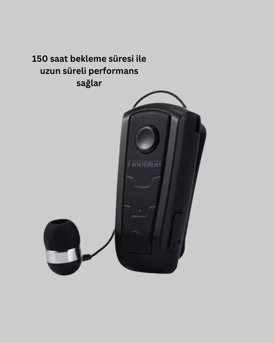 Ergonomik Bluetooth Kulaklık – 8 Saat Konuşma, Gürültü Azaltıcı Mikrofon