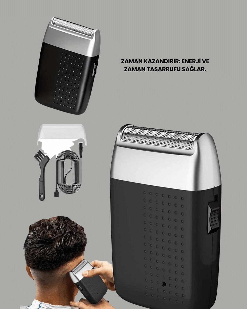 Evde Kişisel Bakımın Yeni Yolu – Kompakt ve Ergonomik Tıraş Makinesi