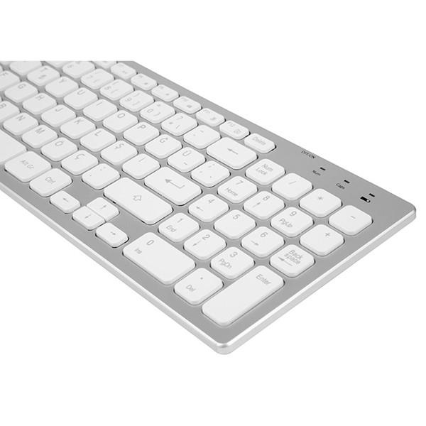 EVEREST KB-80W Kablosuz Q Trk Ultra İnce Klavye Beyaz