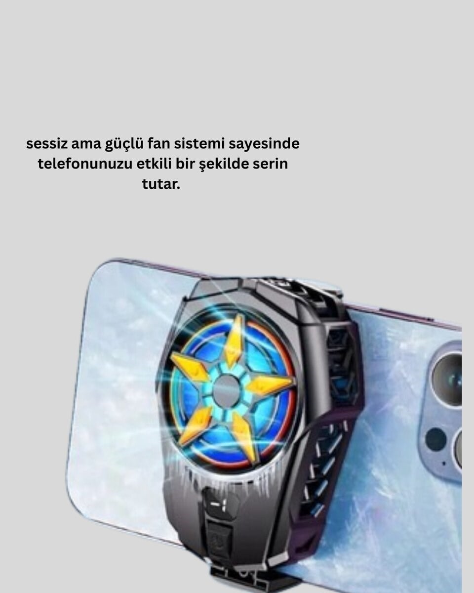 Evrensel Uyumlu Type-C Şarjlı Cep Telefonu Radyatörü