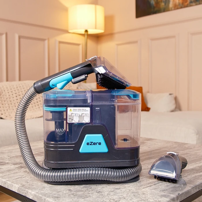 EZERE 14kPa Güçlü Koltuk Ve Halı Yıkama Temizleme Makinesi 2000mMl Su Hazneli 400W-(1903)