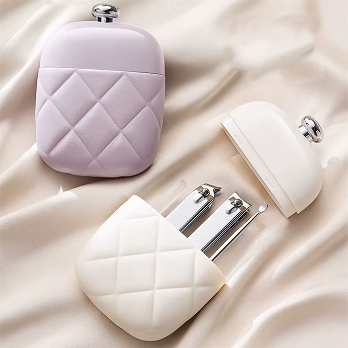 EZERE 4in1 Taşınabilir Tırnak Makası + Törpü + Kulak Kaşığı Bakım Seti-(1903)