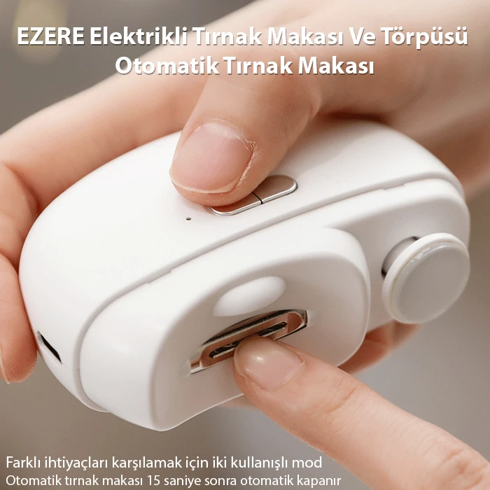 EZERE Elektrikli Tırnak Makası Ve Törpüsü otomatik tırnak makası-(1903)