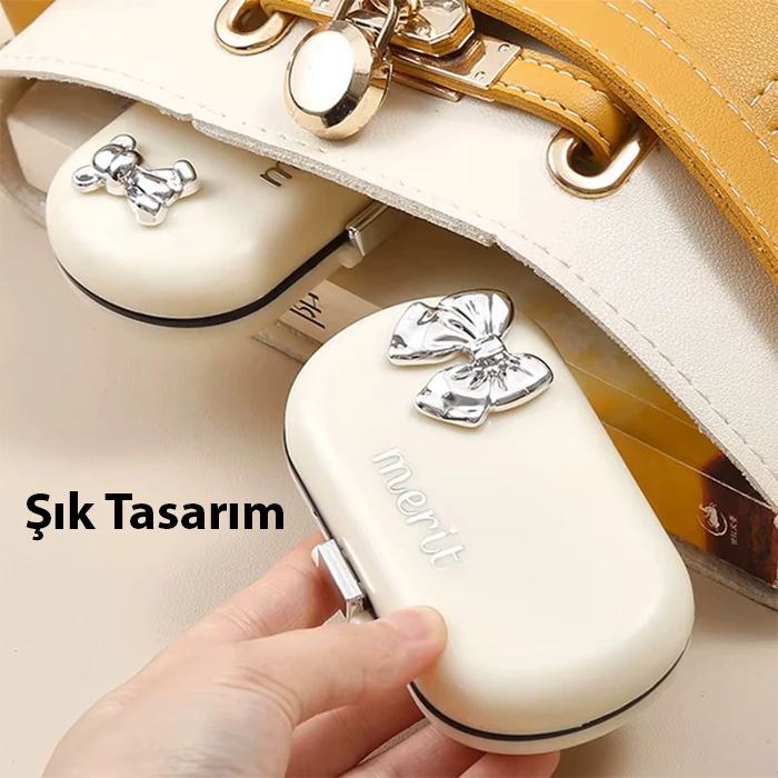 EZERE Mini Taşınabilir Bölmeli İlaç-Hap Ve Takı Saklama Kutusu-(1903)