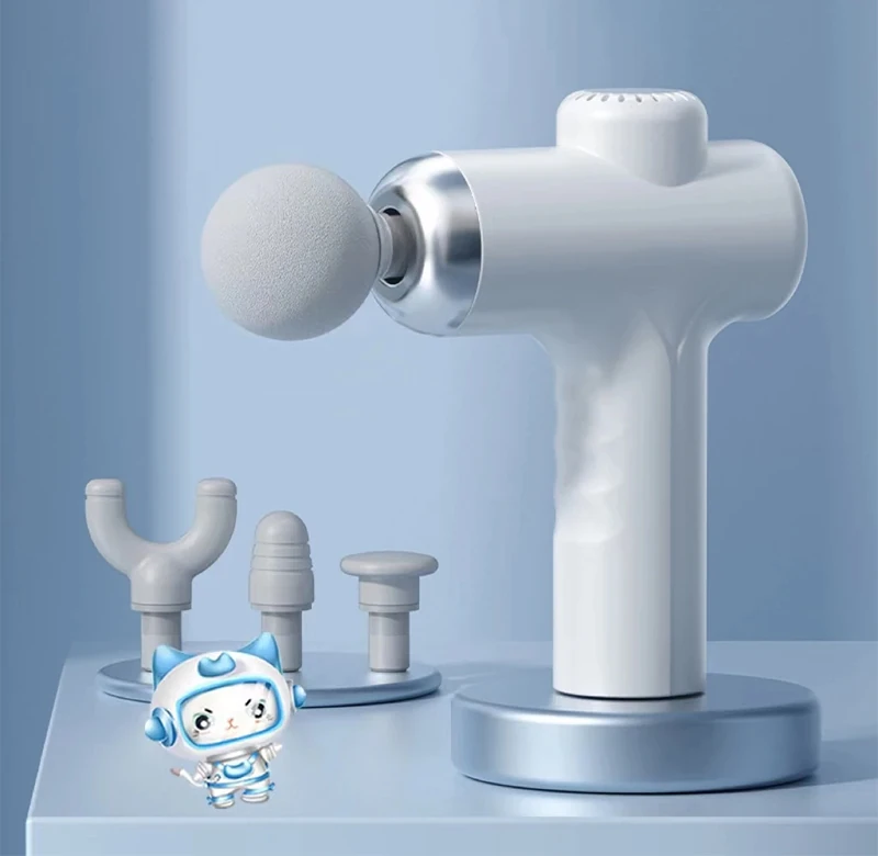 EZERE Şarjlı Darbeli Masaj Tabancası Masaj Aleti Kas Rahatlatıcı-(1903)