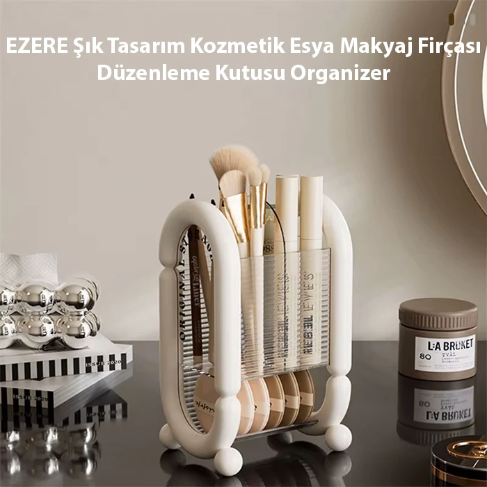 EZERE Şık Tasarım Kozmetik Eşya Makyaj Fırçası Düzenleme Kutusu Organizer-(1903)