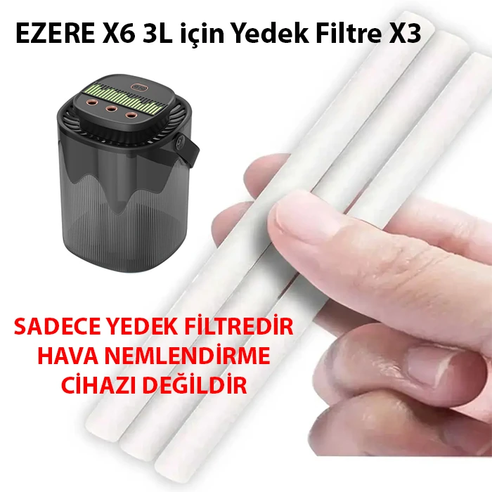 EZERE X6 3L için Yedek Filtre X3-(1903)