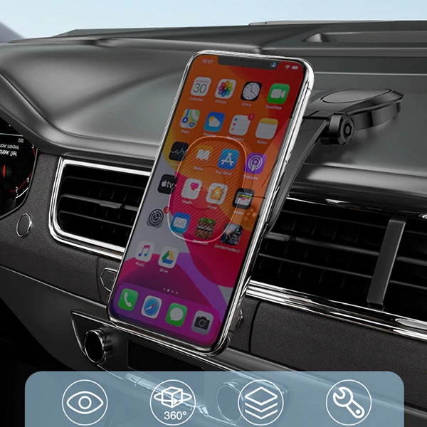 FLOVEME Manyetik Dashboard Mıkantıslı Araç Telefon Tutucu-(1903)