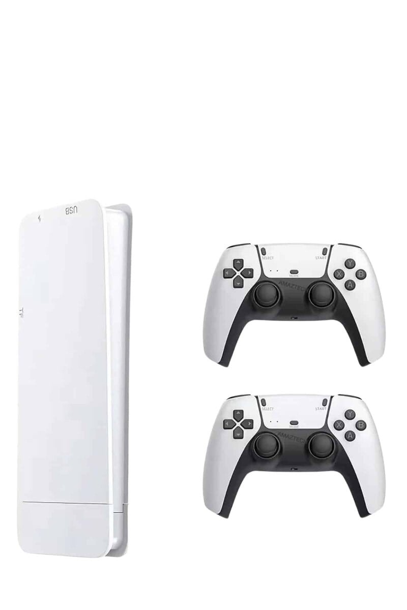 Game Box 3D Çift Oyun Kollu 4K HD Ekran 20000'den Fazla Oyun Seçeneği 2.4G Kablosuz