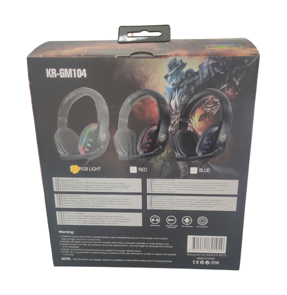 GAMING KULAKLIK KR-GM104 OYUNCU KULAKLIĞI