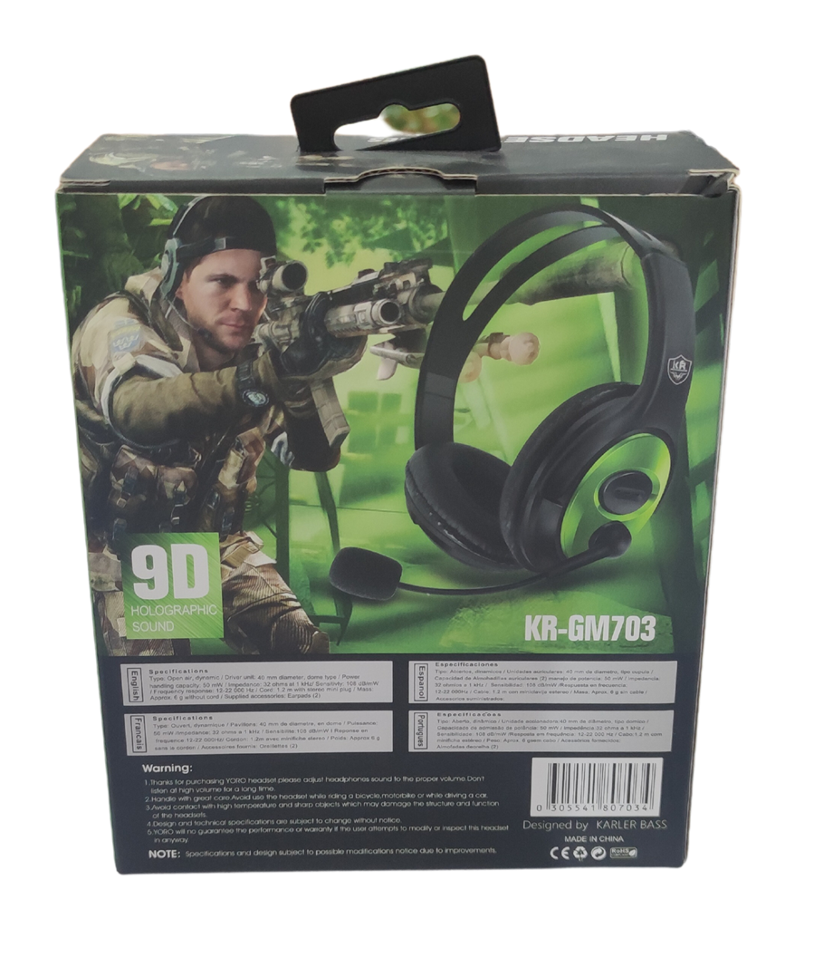GAMING KULAKLIK KR-GM703 OYUNCU KULAKLIĞI