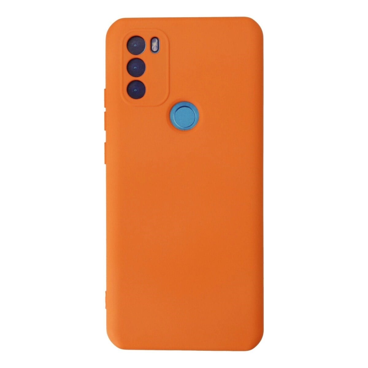 General Mobile Gm 21 Plus Kılıf Nano İçi Kadife Silikon - Turuncu