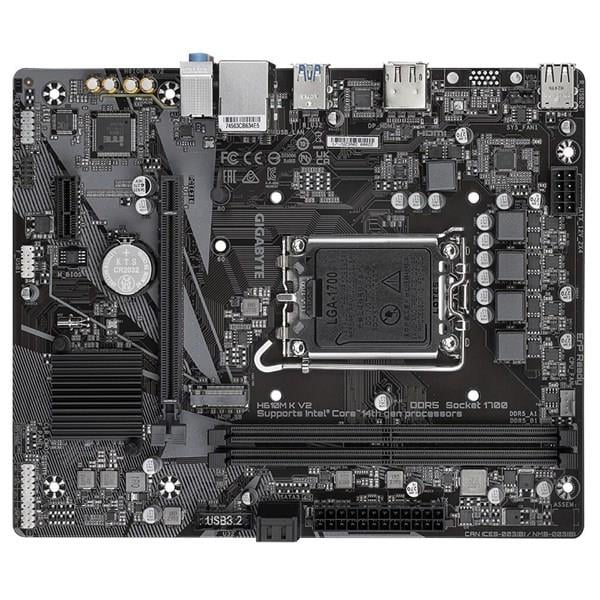 GIGABYTE H610M-K v2 DDR5 HDMI PCIe 16X v4.0 1700p mATX