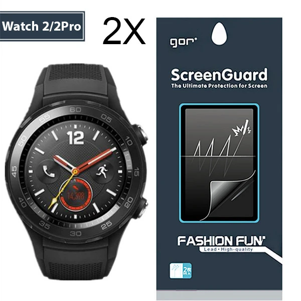 GOR HUAWEİ WATCH 2/ WATCH 2 PRO DARBE EMİCİ EKRAN KORUYUCU 2 ADET SET-(1903)