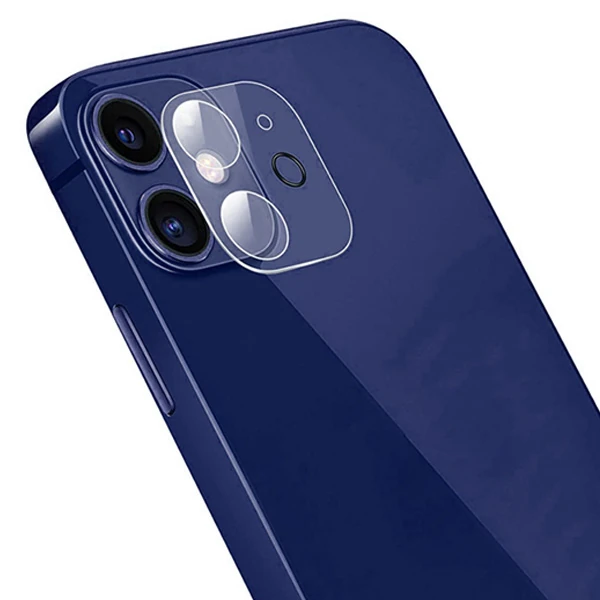 GOR İPhone 12 Mini 5.4 Best Full Tempered Cam Kamera Koruyucu 2Adet Set-(1903)