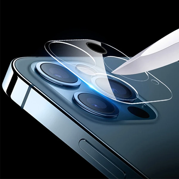 GOR İPhone 12 Pro 6.1 Best Full Tempered Cam Kamera Koruyucu 2Adet Set-(1903)