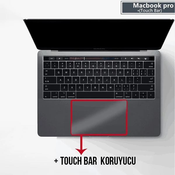 Gor Macbook Pro 15 Anti Blue Light Ekran Ve Track Pad Koruyucu-(1903)