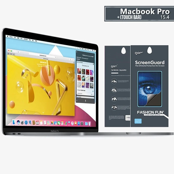Gor Macbook Pro 15 Anti Blue Light Ekran Ve Track Pad Koruyucu-(1903)
