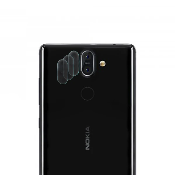 Gor Nokia 8 Sirocco Nano Kamera Koruyucu 3 Adet Set-(1903)