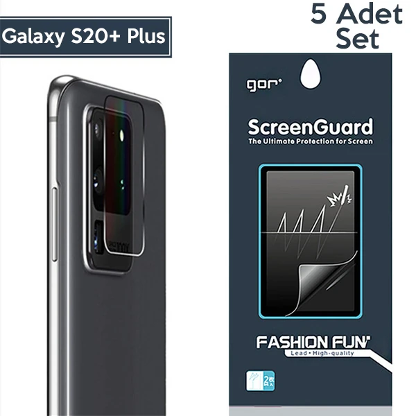 GOR Samsung Galaxy S20+Plus  Kamera Lens Koruyucu 5 Adet-(1903)