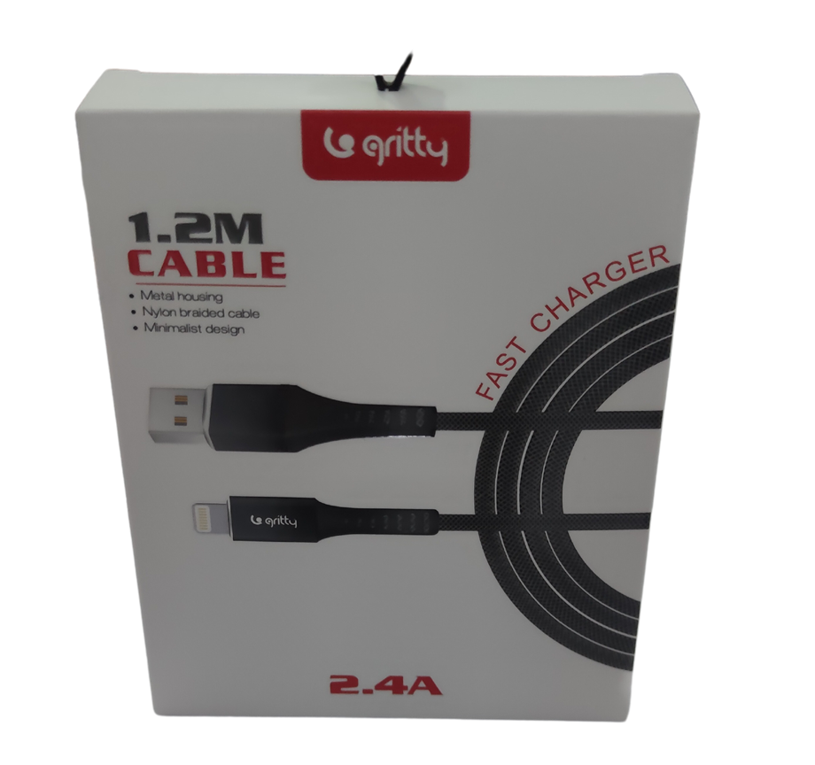 GRİTTY 1.2 M METAL 2.4A HASIR KABLO
