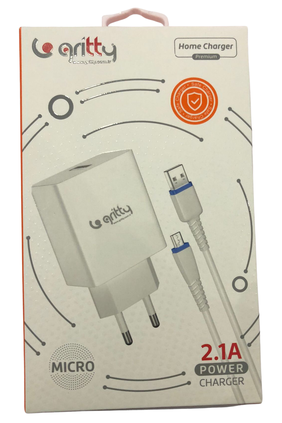 GRİTTY 2.1A MİCRO HOME CHARGER (EV ŞARJ CİHAZI)