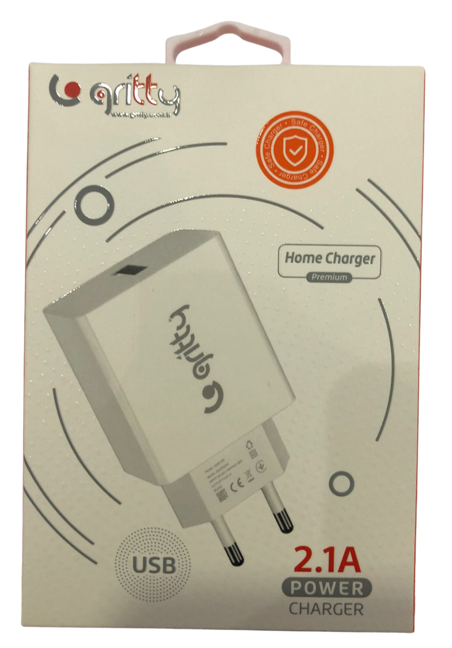 GRİTTY 2.1A USB HOME CHARGER ( ŞARJ BAŞLIĞI )