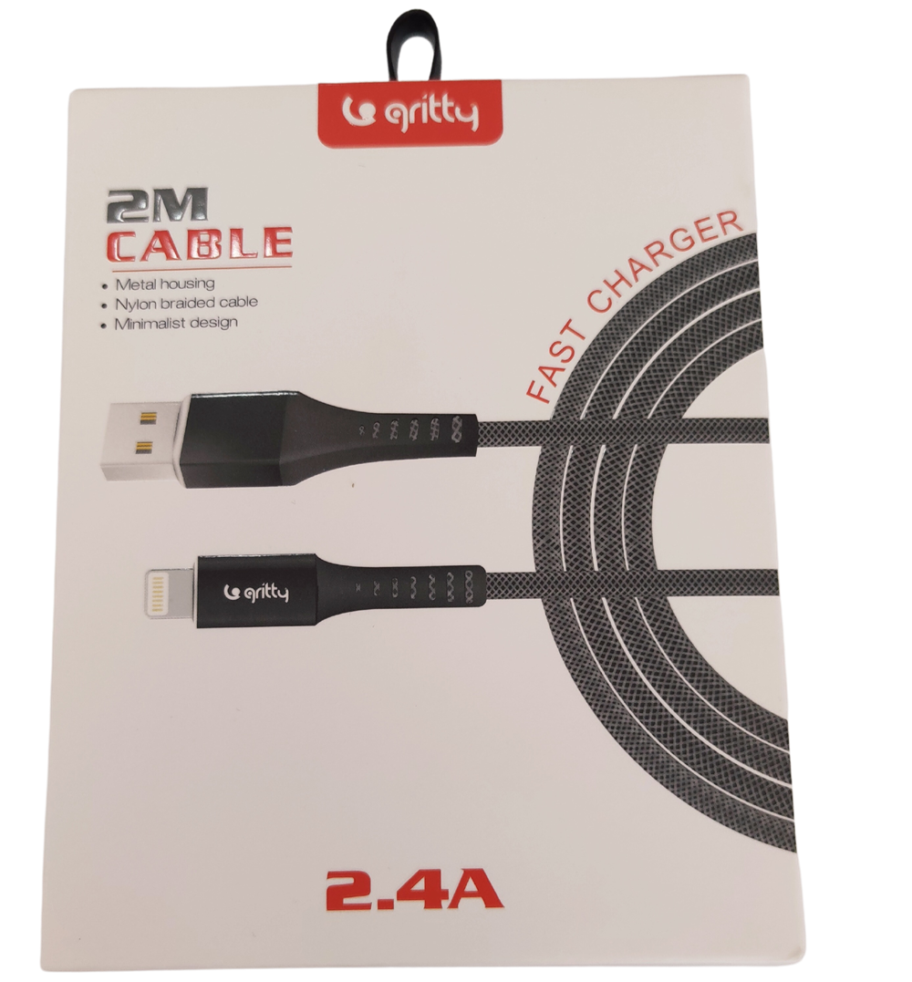 GRİTTY 2M METAL 2.4A HASIR KABLO