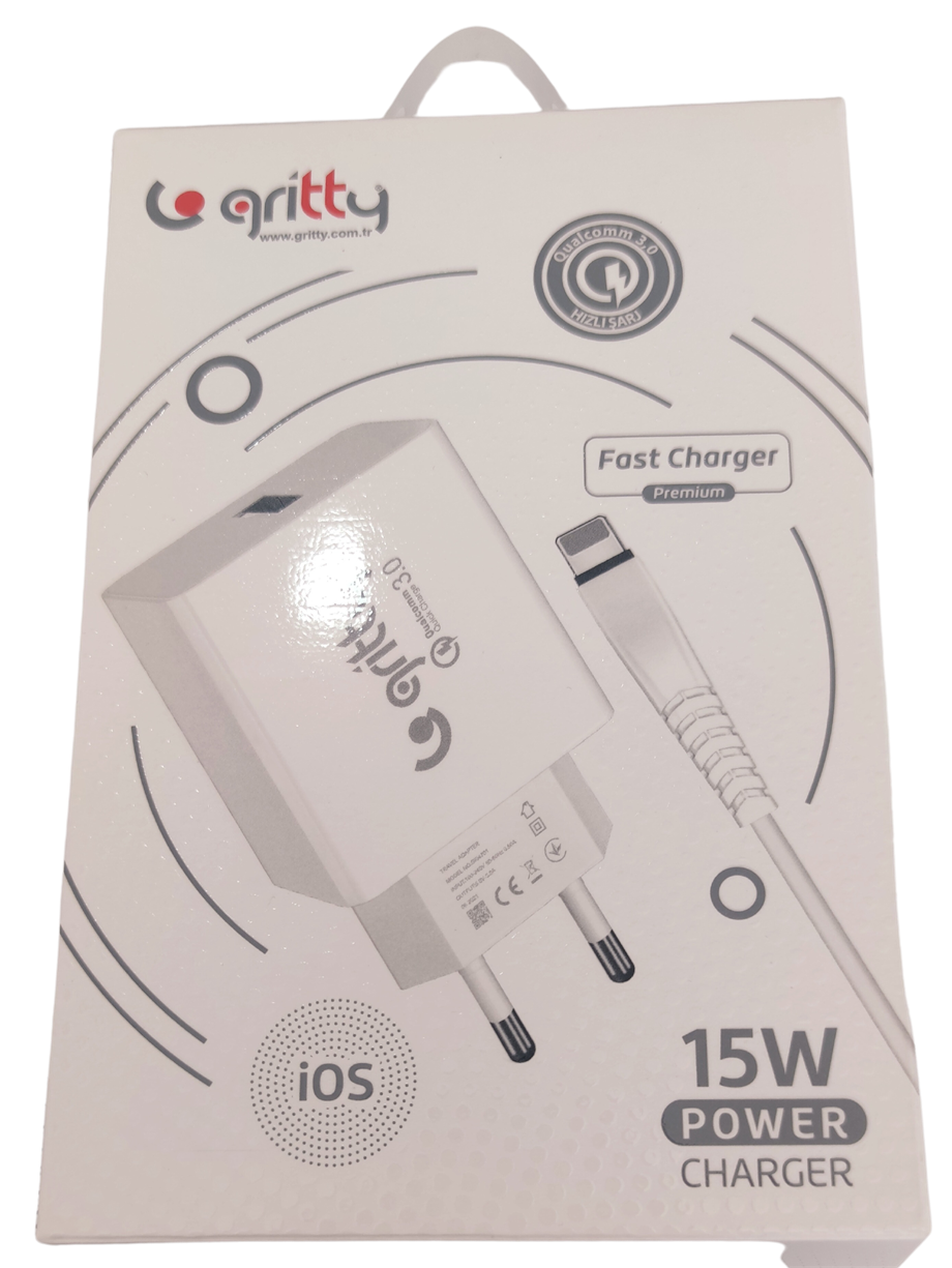 GRİTTY İOS ŞARJ CİHAZI 15 W POWER CHARGER