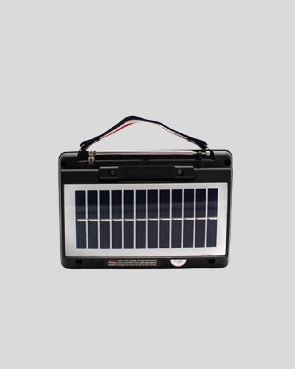 Güneş Enerjili Taşınabilir Hoparlör KTF-1428 Bluetooth Radyo USB SD Kart Destekli