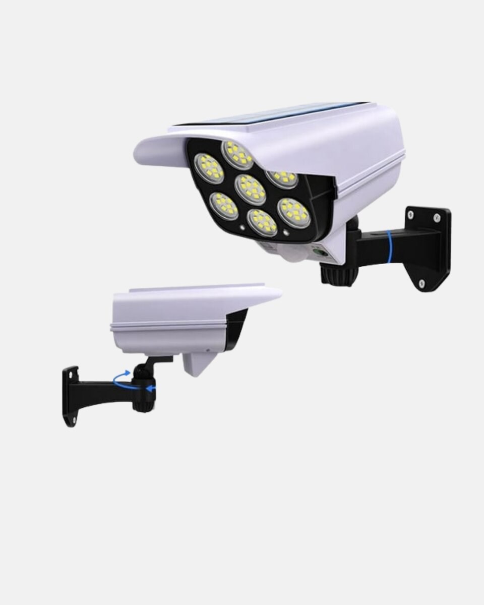 Güneş Paneliyle Şarj Olan Hareket Sensörlü Dış Mekan Güvenlik Lambası Ayarlanabilir