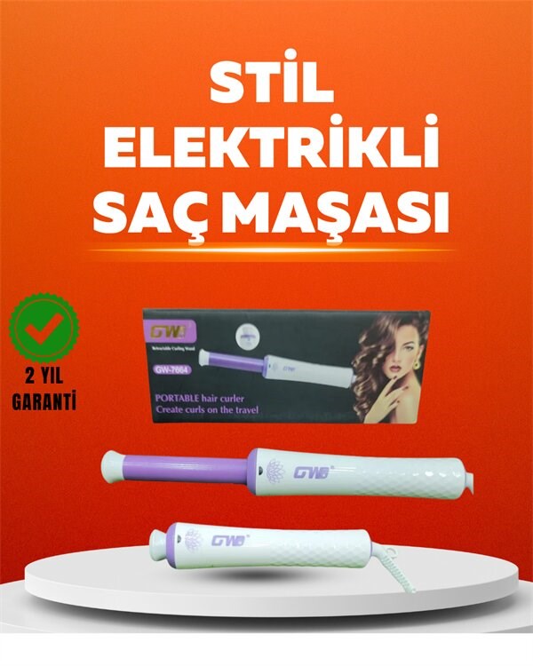 Hızlı Isınan, Kompakt ve Güvenli – Tüm Saç Tiplerine Uygun Kıvırma Cihazı