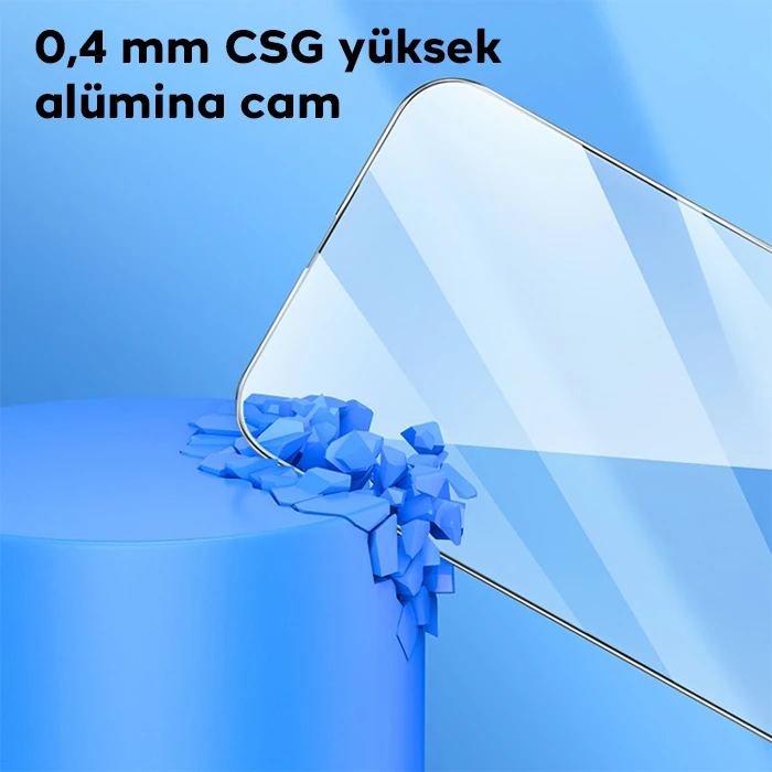 HOCO 9D iPhone 15 Pro Max Tempered Kırılmaz Cam Ekran Koruyucu-(1903)