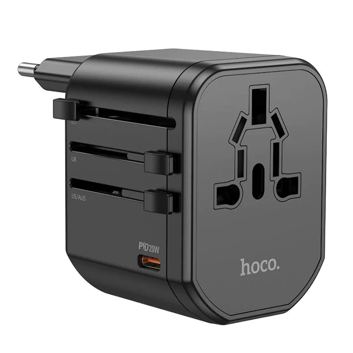 HOCO AC15 20W PD QC 3.0 Hızlı Şarj Universal Priz-(1903)