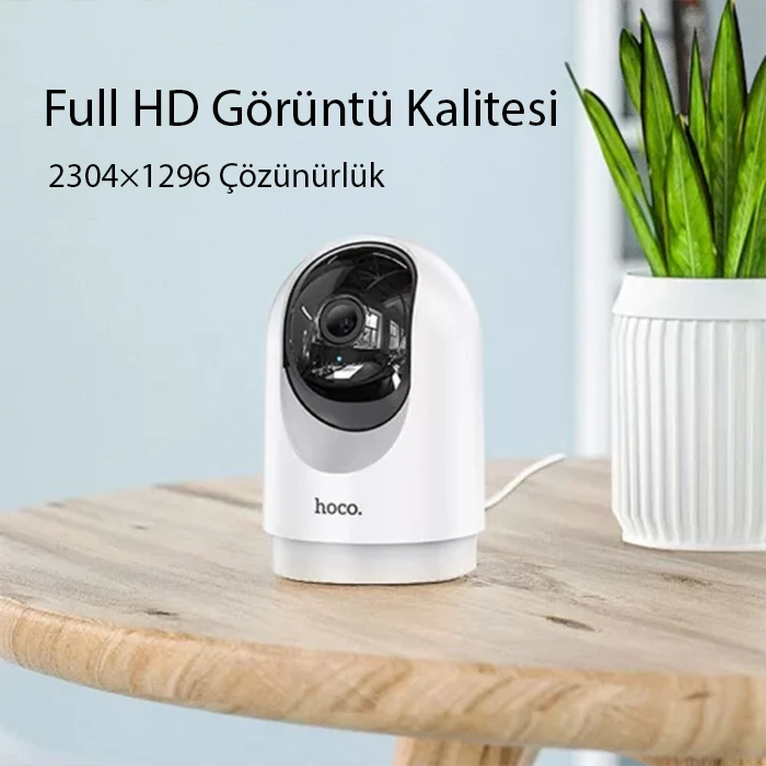 Hoco D1 İç Mekan Wifi Bağlantılı HD CCTV/PTZ Güvenlik Kamerası-(1903)
