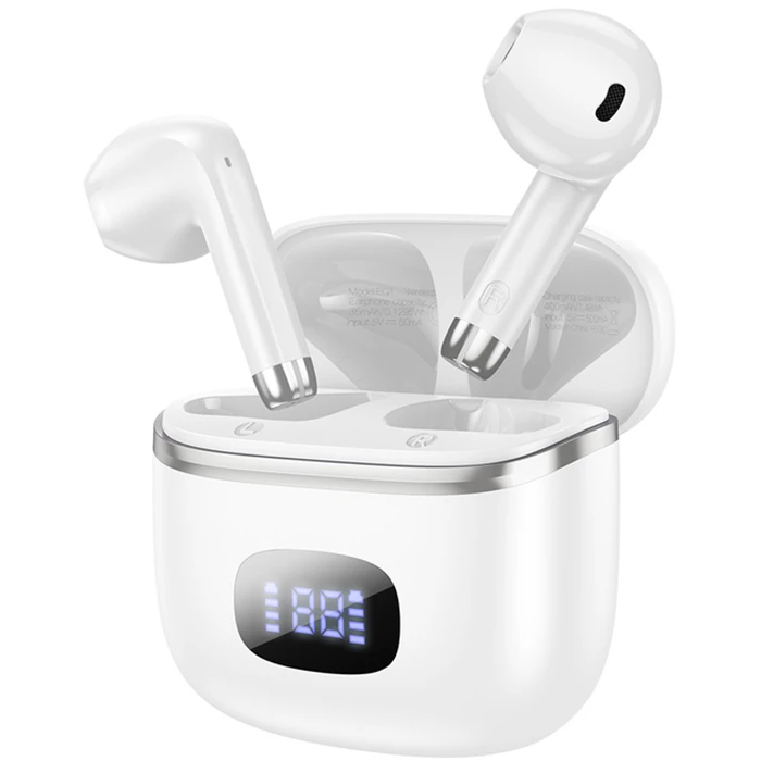 HOCO EQ1 TWS Led Ekranlı Kablosuz Bluetooth 5.3 Kulakiçi Kulaklık-(1903)